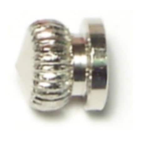 Midwest Fastener No. 8-32 Nickel Coarse Thread Bracket Caps 15PK 64595